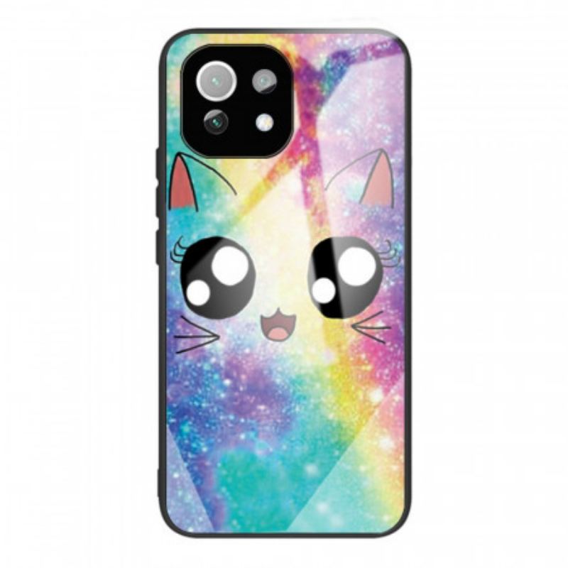 Coque Xiaomi 11 Lite 5G NE/Mi 11 Lite 4G/5G Verre Trempé Cartoon