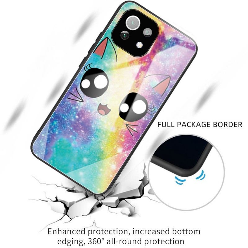 Coque Xiaomi 11 Lite 5G NE/Mi 11 Lite 4G/5G Verre Trempé Cartoon