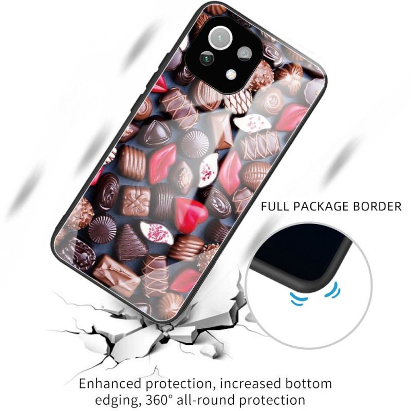 Coque Xiaomi 11 Lite 5G NE/Mi 11 Lite 4G/5G Verre trempé Chocolats