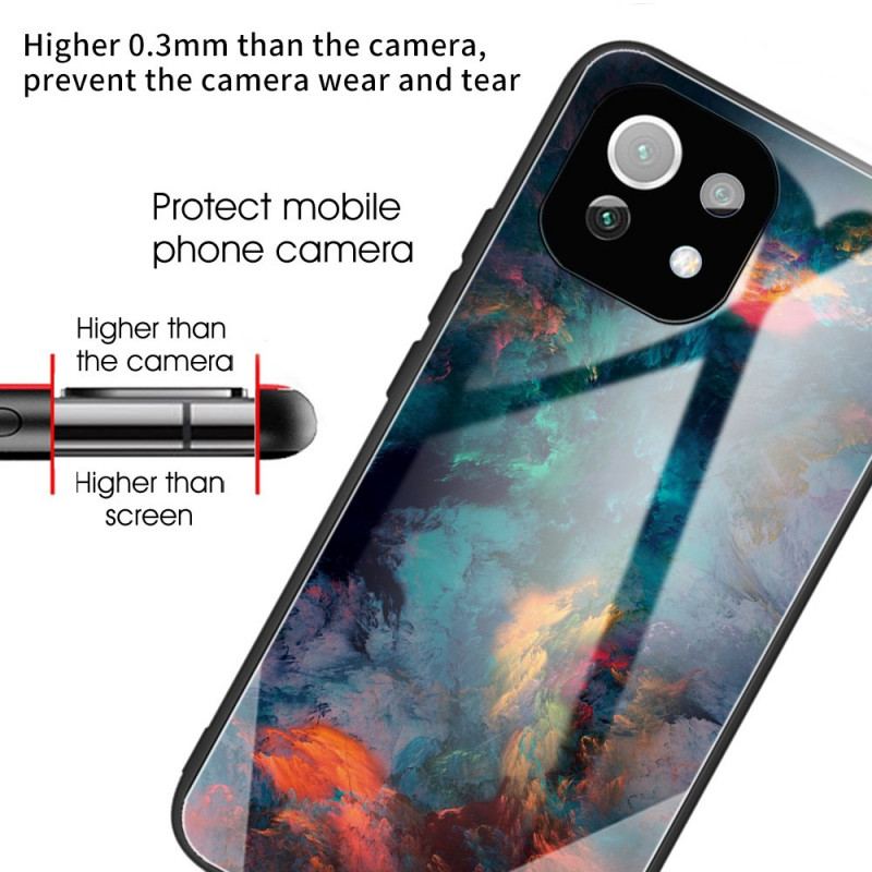 Coque Xiaomi 11 Lite 5G NE/Mi 11 Lite 4G/5G Verre Trempé Ciel