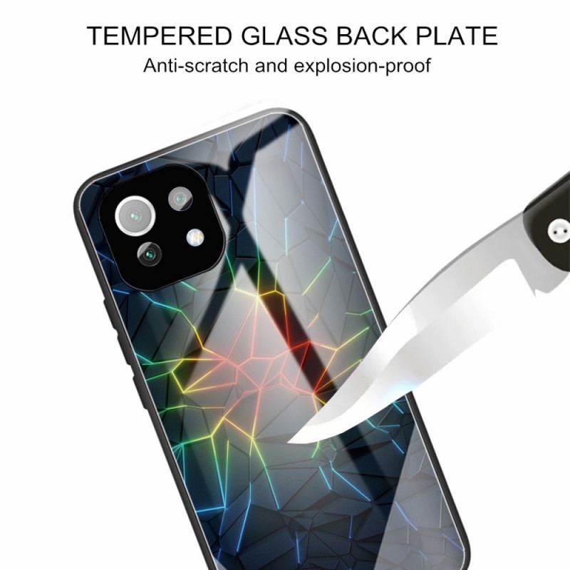 Coque Xiaomi 11 Lite 5G NE/Mi 11 Lite 4G/5G Verre Trempé Geometry