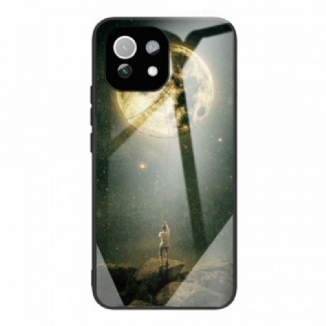 Coque Xiaomi 11 Lite 5G NE/Mi 11 Lite 4G/5G Verre Trempé Lune Art