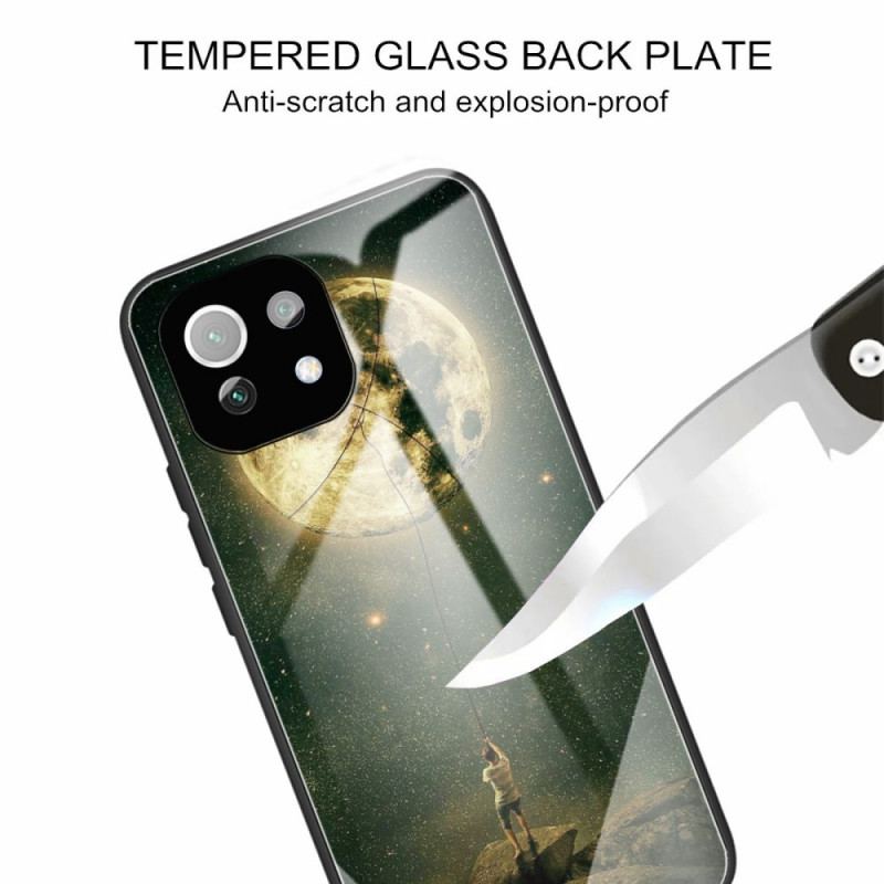 Coque Xiaomi 11 Lite 5G NE/Mi 11 Lite 4G/5G Verre Trempé Lune Art