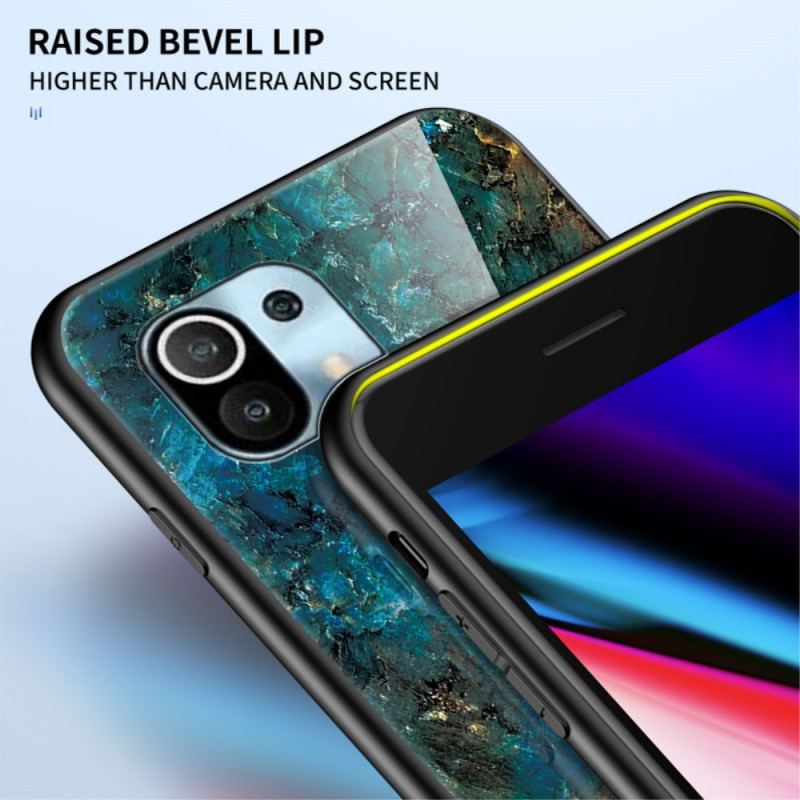 Coque Xiaomi 11 Lite 5G NE/Mi 11 Lite 4G/5G Verre Trempé Marble Colors