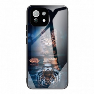 Coque Xiaomi 11 Lite 5G NE/Mi 11 Lite 4G/5G Verre Trempé Mon Tigre