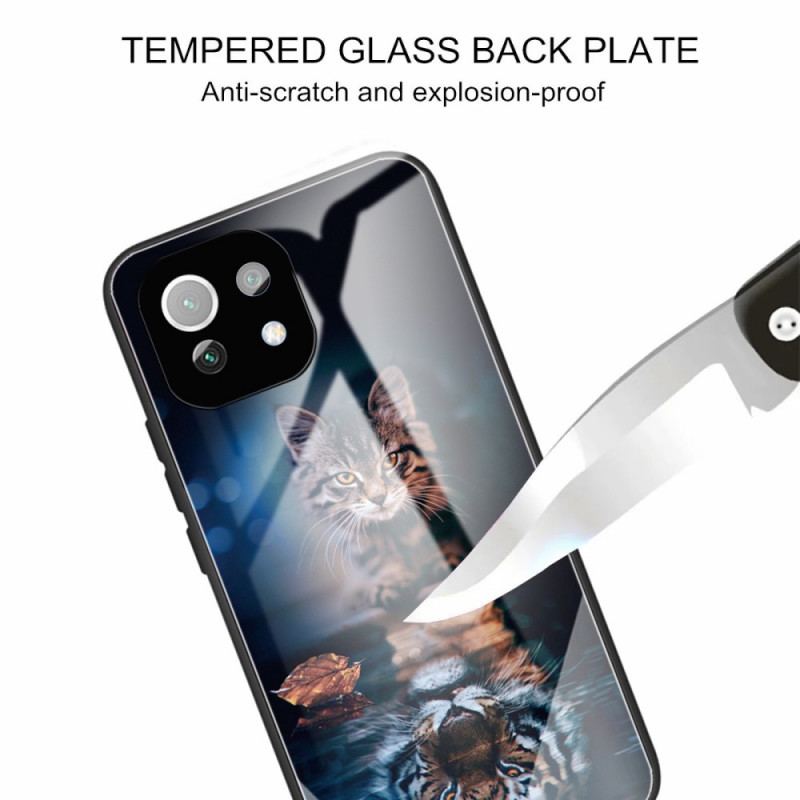 Coque Xiaomi 11 Lite 5G NE/Mi 11 Lite 4G/5G Verre Trempé Mon Tigre