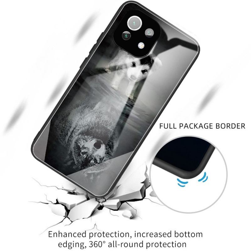 Coque Xiaomi 11 Lite 5G NE/Mi 11 Lite 4G/5G Verre Trempé Rêve de Chiot