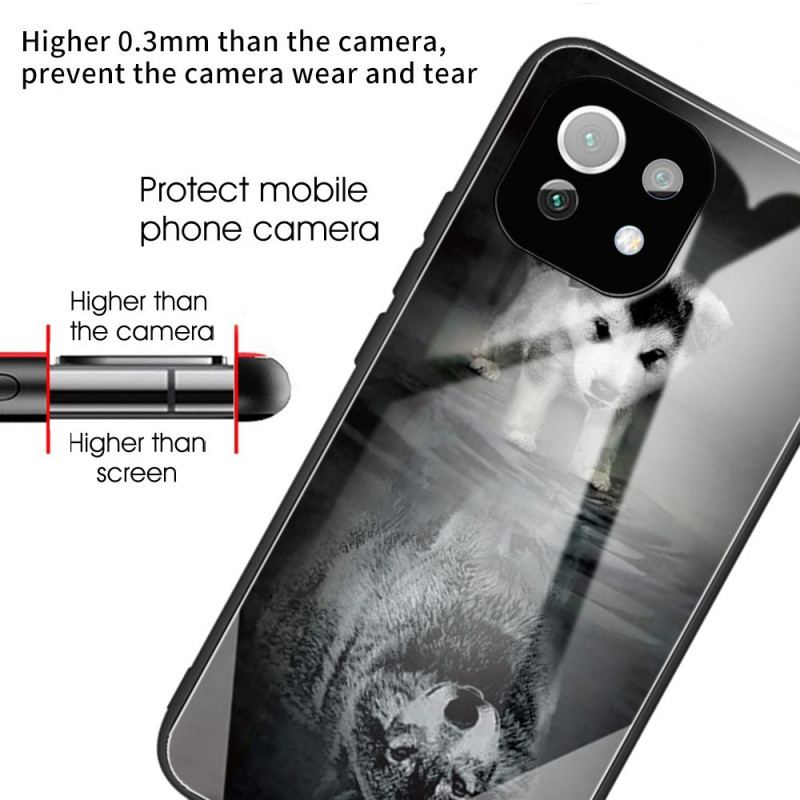 Coque Xiaomi 11 Lite 5G NE/Mi 11 Lite 4G/5G Verre Trempé Rêve de Chiot