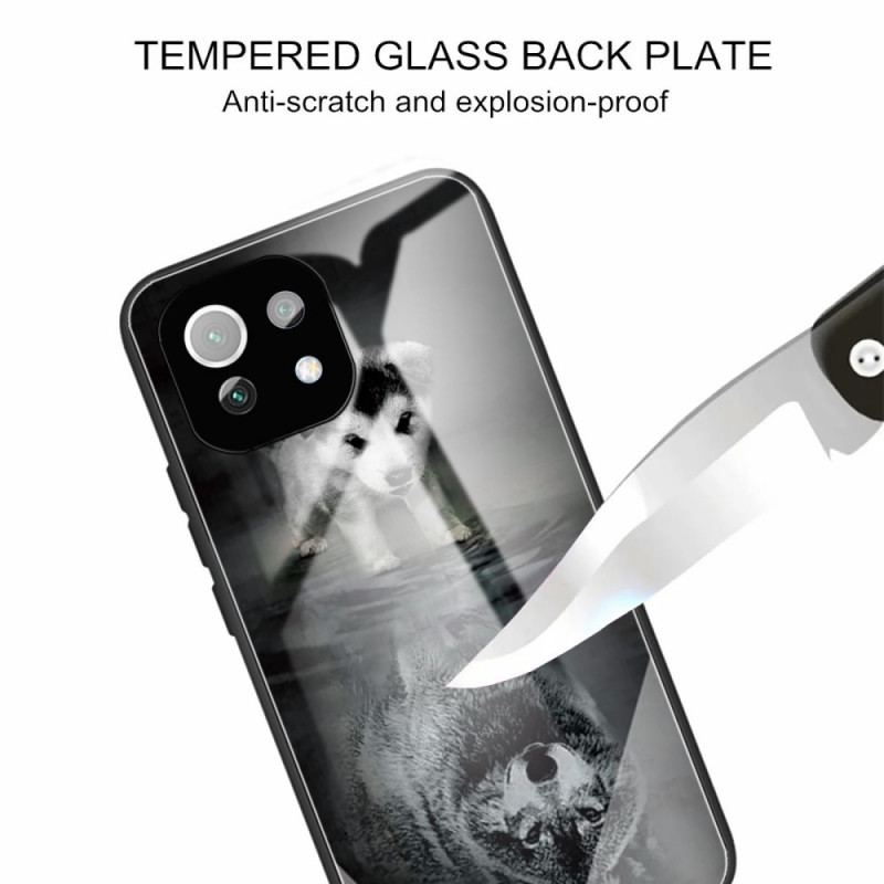 Coque Xiaomi 11 Lite 5G NE/Mi 11 Lite 4G/5G Verre Trempé Rêve de Chiot