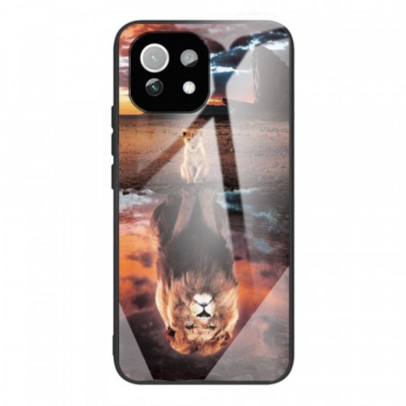 Coque Xiaomi 11 Lite 5G NE/Mi 11 Lite 4G/5G Verre Trempé Rêve de Lionceau