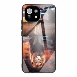 Coque Xiaomi 11 Lite 5G NE/Mi 11 Lite 4G/5G Verre Trempé Rêve de Lionceau