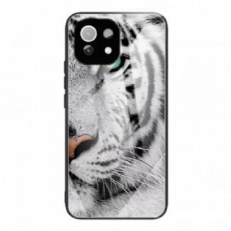 Coque Xiaomi 11 Lite 5G NE/Mi 11 Lite 4G/5G Verre Trempé Tigre