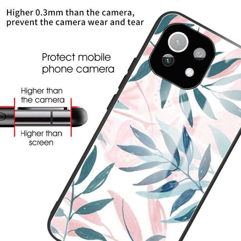 Coque Xiaomi 11 Lite 5G NE/Mi 11 Lite 4G/5G Verre Trempé Végétale