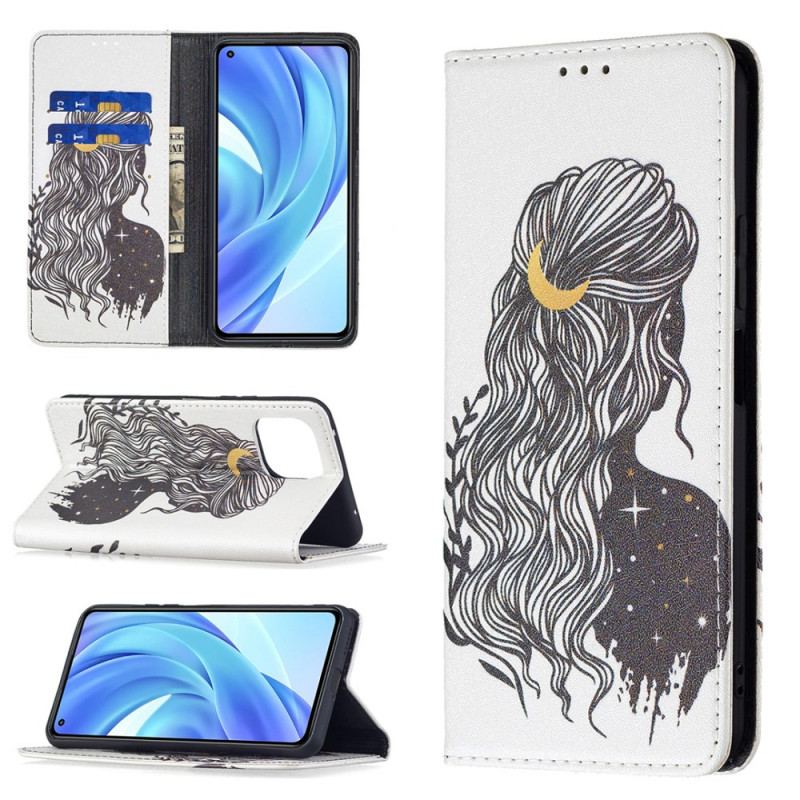 Flip Cover Xiaomi 11 Lite 5G NE/Mi 11 Lite 4G/5G Jolie Chevelure