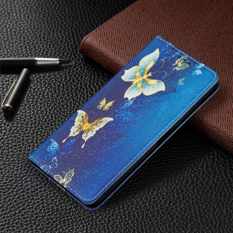 Flip Cover Xiaomi 11 Lite 5G NE/Mi 11 Lite 4G/5G Papillons