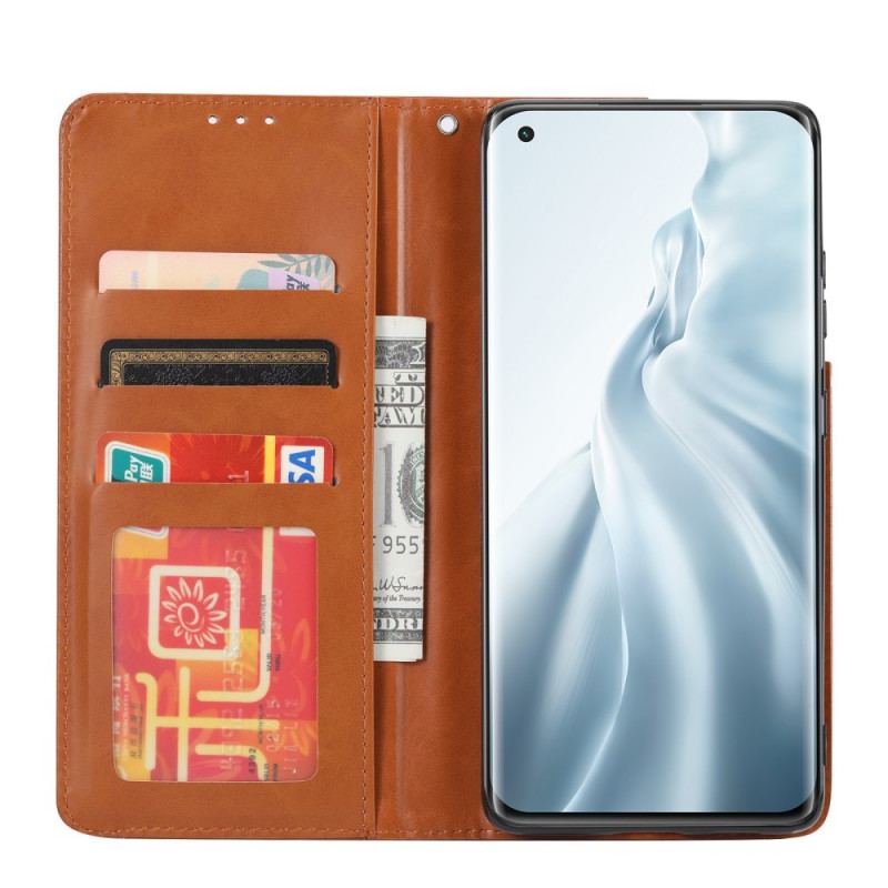 Flip Cover Xiaomi 11 Lite 5G NE/Mi 11 Lite 4G/5G Simili Cuir Porte-Cartes