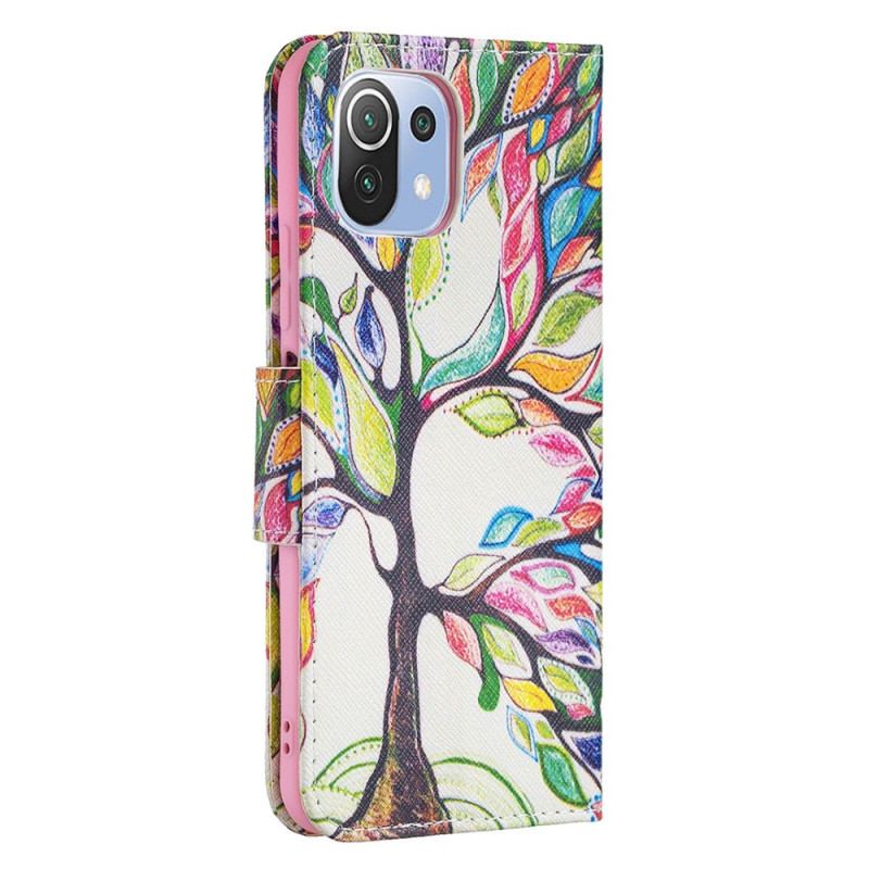 Housse Xiaomi 11 Lite 5G NE/Mi 11 Lite 4G/5G Arbre Coloré