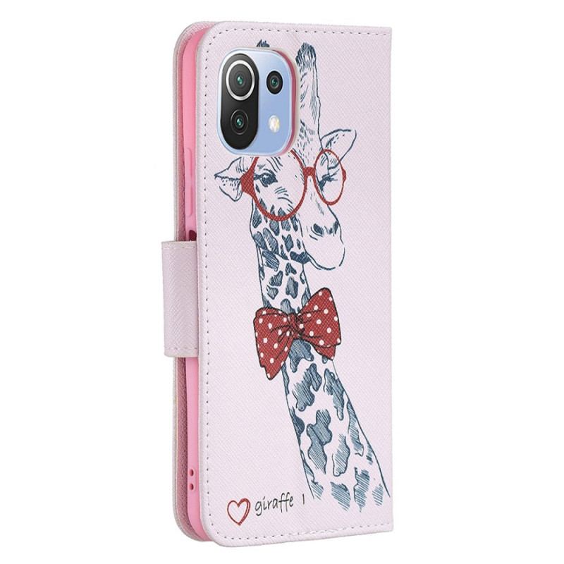 Housse Xiaomi 11 Lite 5G NE/Mi 11 Lite 4G/5G Girafe Intello