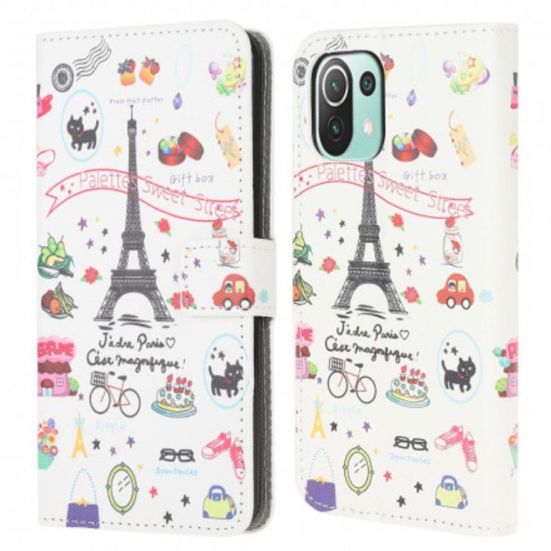 Housse Xiaomi 11 Lite 5G NE/Mi 11 Lite 4G/5G J'adore Paris