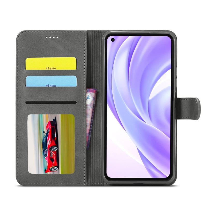 Housse Xiaomi 11 Lite 5G NE/Mi 11 Lite 4G/5G LC.IMEEKE Effet Cuir