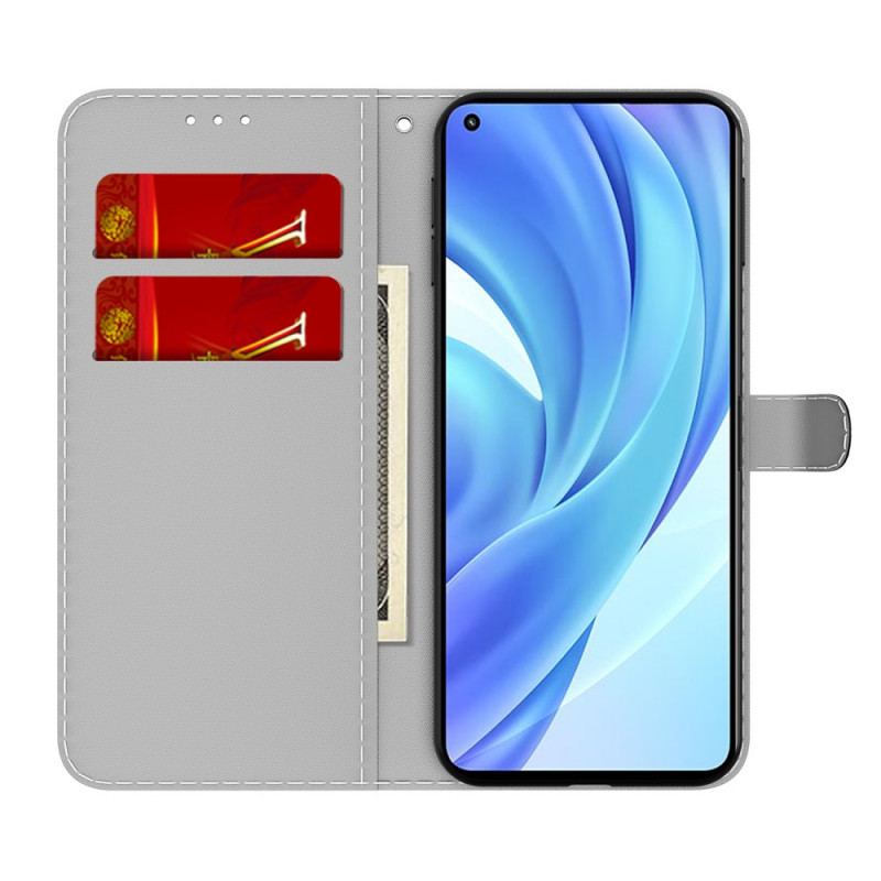 Housse Xiaomi 11 Lite 5G NE/Mi 11 Lite 4G/5G Motif Abstrait