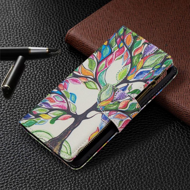 Housse Xiaomi 11 Lite 5G NE/Mi 11 Lite 4G/5G Poche Zippée Arbre