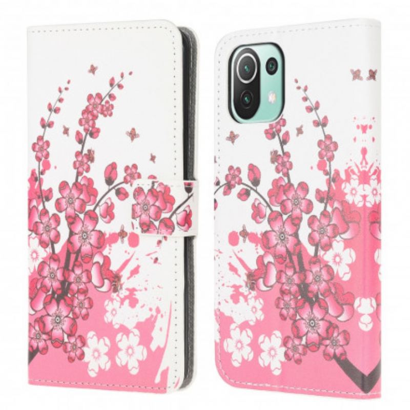 Housse Xiaomi 11 Lite 5G NE/Mi 11 Lite 4G/5G Tropical Flower