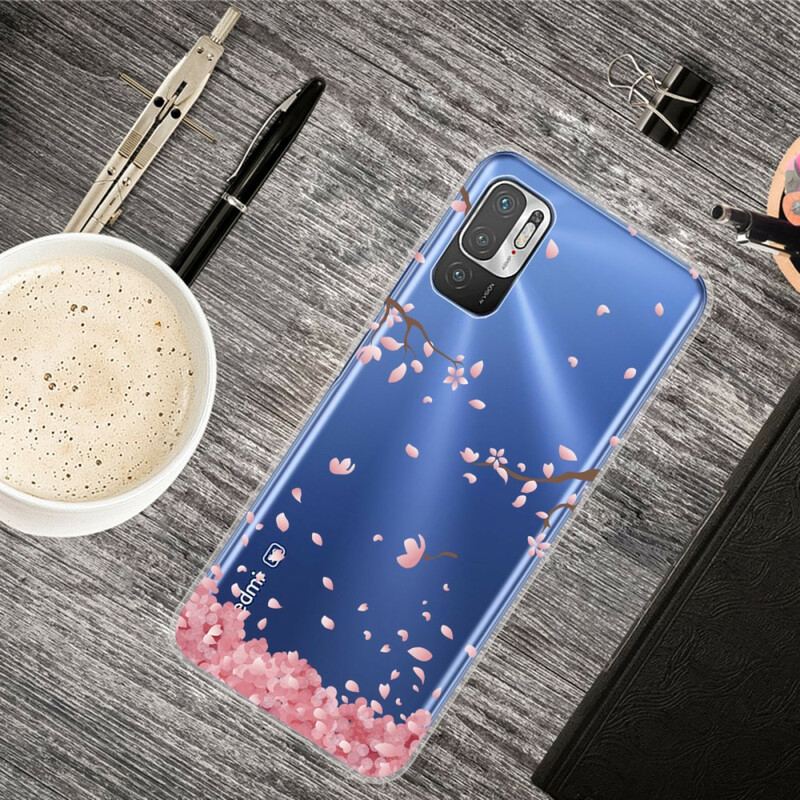 Coque Xiaomi Redmi Note 10 5G / Poco M3 Pro 5G Branches à Fleurs