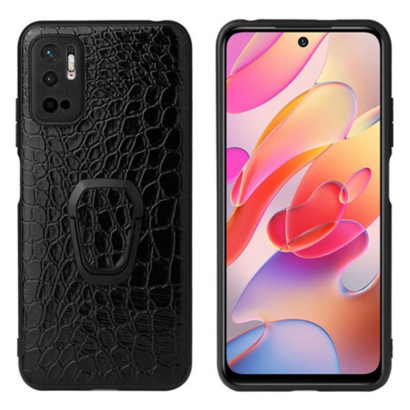 Coque Xiaomi Redmi Note 10 5G / Poco M3 Pro 5G Crocodile Anneau-Support