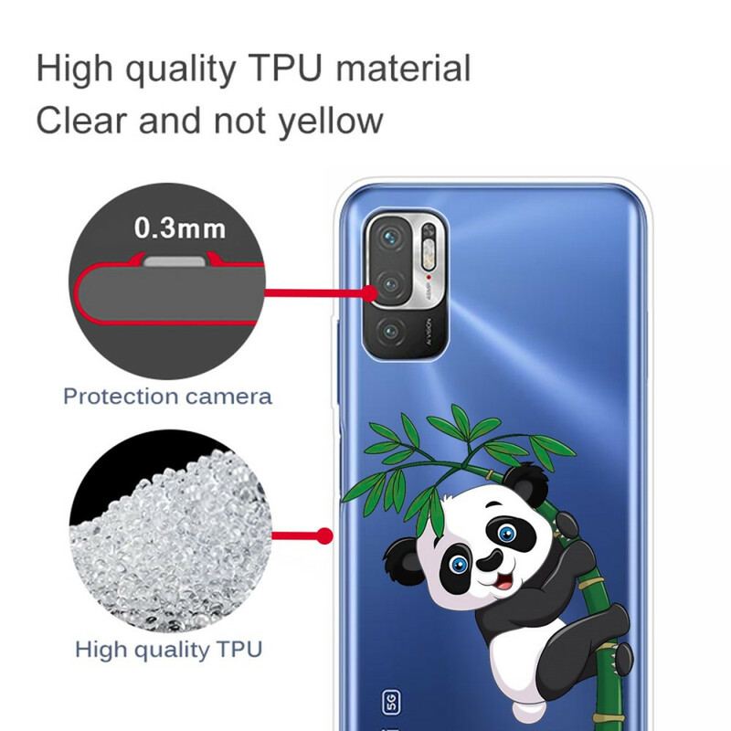 Coque Xiaomi Redmi Note 10 5G / Poco M3 Pro 5G Panda Sur Le Bambou