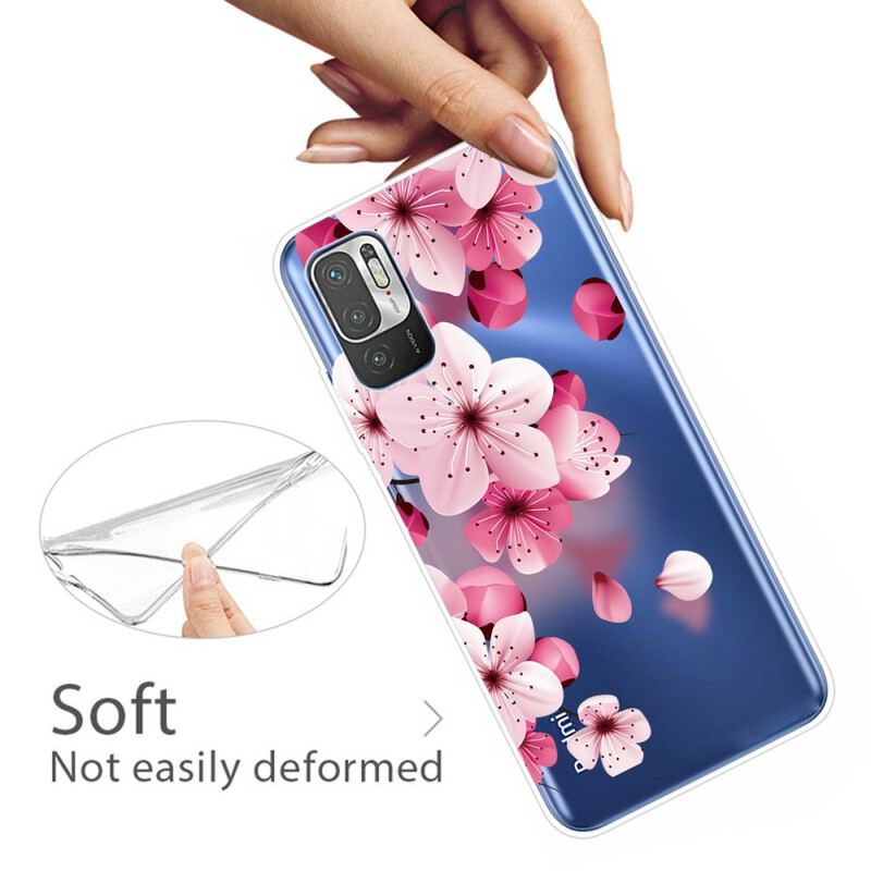 Coque Xiaomi Redmi Note 10 5G / Poco M3 Pro 5G Petites Fleurs Roses