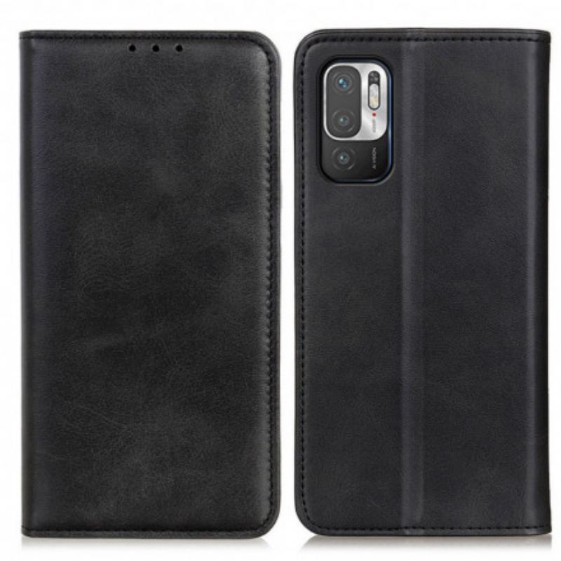 Flip Cover Xiaomi Redmi Note 10 5G / Poco M3 Pro 5G Cuir Fendu