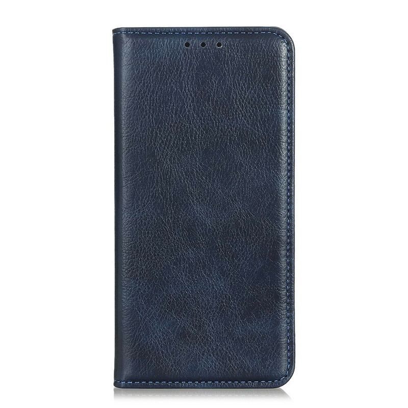 Flip Cover Xiaomi Redmi Note 10 5G / Poco M3 Pro 5G Cuir Litchi Fendu Texture