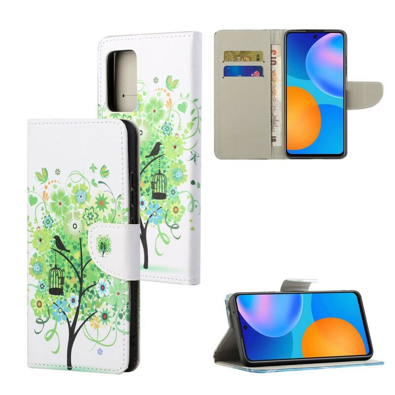 Housse Xiaomi Redmi Note 10 5G / Poco M3 Pro 5G Arbre Feuillage Vert