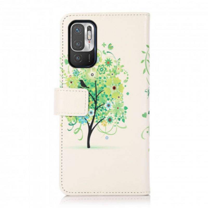 Housse Xiaomi Redmi Note 10 5G / Poco M3 Pro 5G Arbre Fleuri