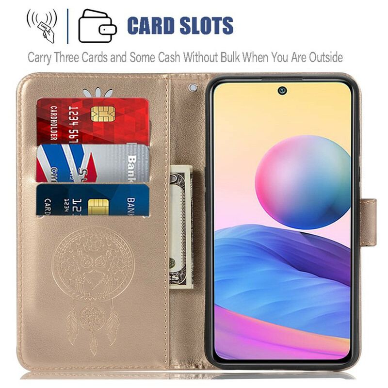 Housse Xiaomi Redmi Note 10 5G / Poco M3 Pro 5G Attrape Rêves Hibou