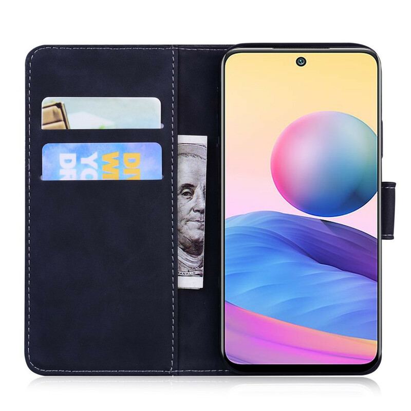 Housse Xiaomi Redmi Note 10 5G / Poco M3 Pro 5G Empreinte Face de Tigre