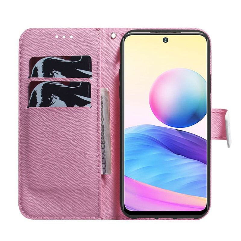 Housse Xiaomi Redmi Note 10 5G / Poco M3 Pro 5G Fleur Vieux Rose