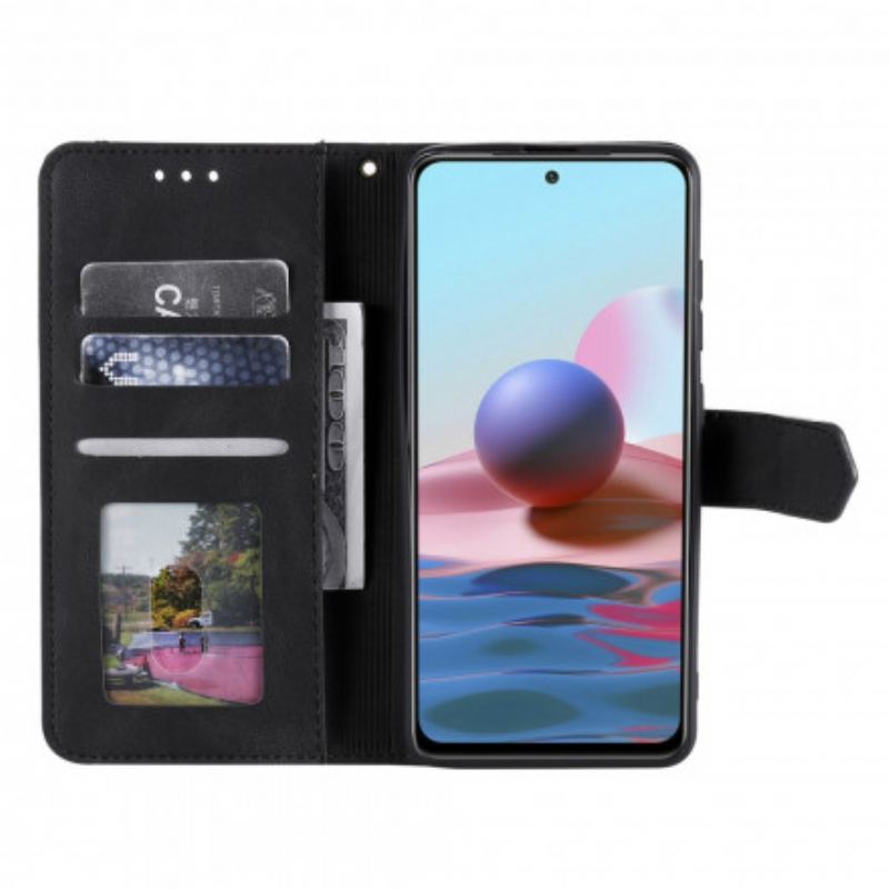 Housse Xiaomi Redmi Note 10 5G / Poco M3 Pro 5G Simili Cuir Bicolore Rivets