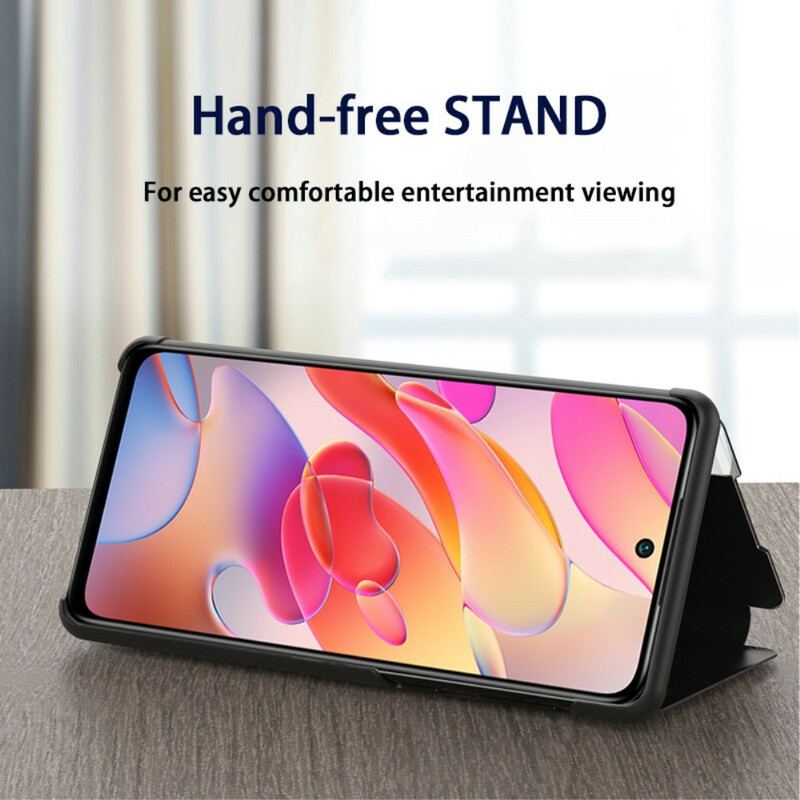 View Cover Xiaomi Redmi Note 10 5G / Poco M3 Pro 5G Effet Cuir Texturé