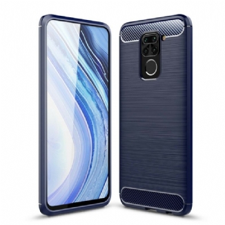 Coque Xiaomi Redmi Note 9 Fibre Carbone Brossée