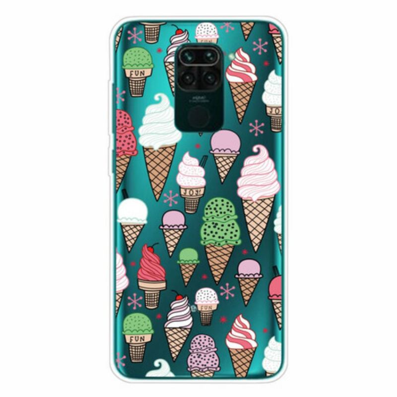 Coque Xiaomi Redmi Note 9 Glaces à la Crème Colorées