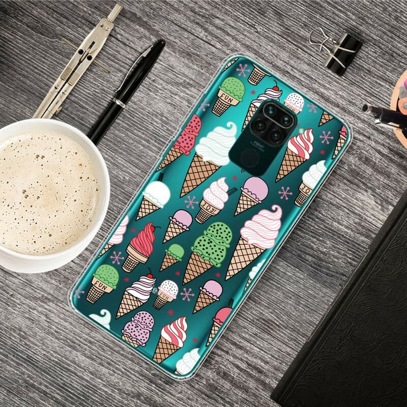 Coque Xiaomi Redmi Note 9 Glaces à la Crème Colorées