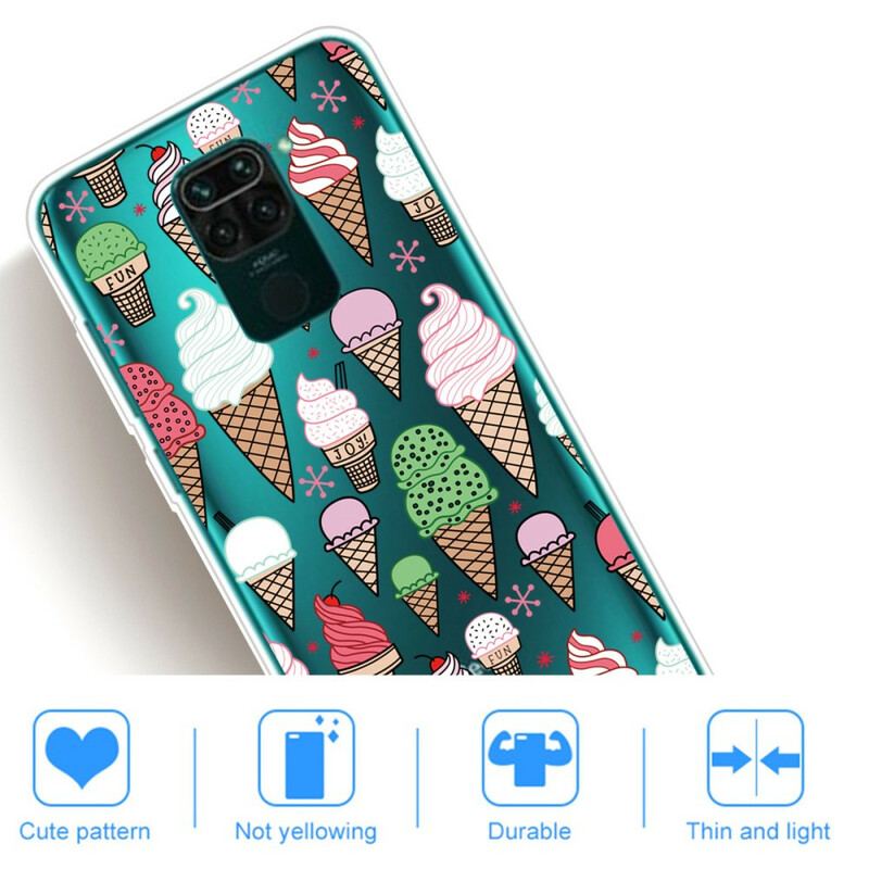 Coque Xiaomi Redmi Note 9 Glaces à la Crème Colorées