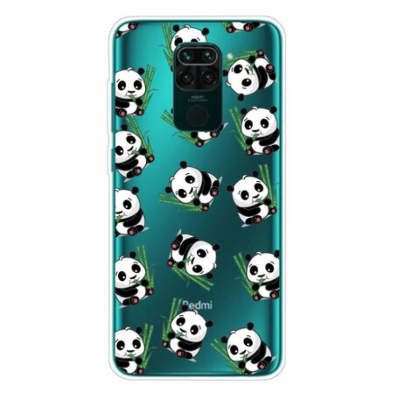 Coque Xiaomi Redmi Note 9 Petits Pandas