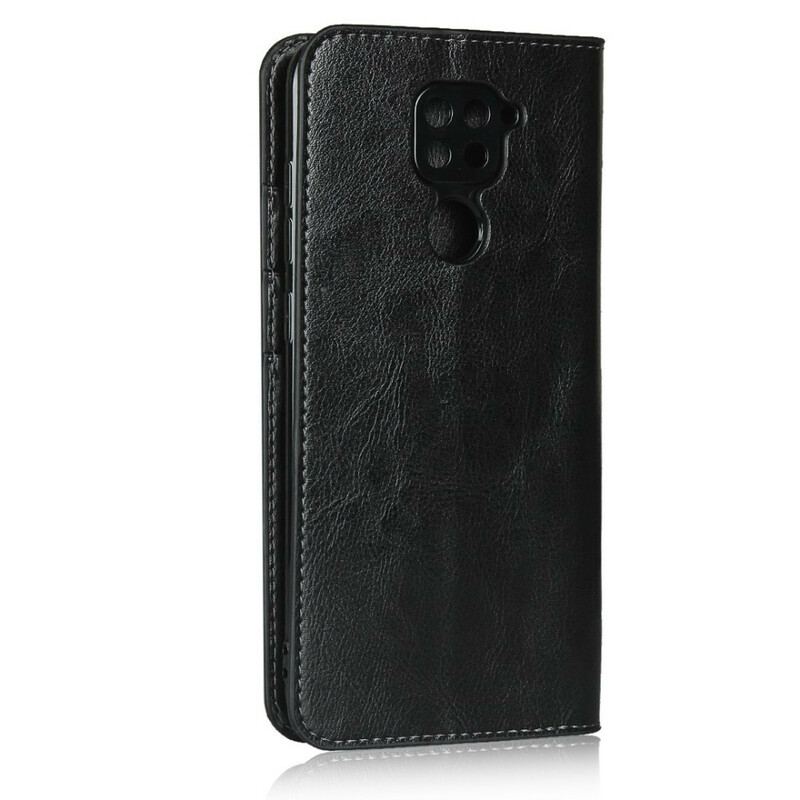 Flip Cover Xiaomi Redmi Note 9 Cuir Véritable