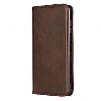 Flip Cover Xiaomi Redmi Note 9 Premium Simili Cuir Coutures