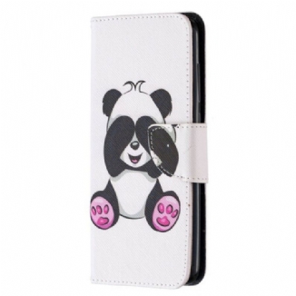 Housse Xiaomi Redmi Note 9 Panda Fun