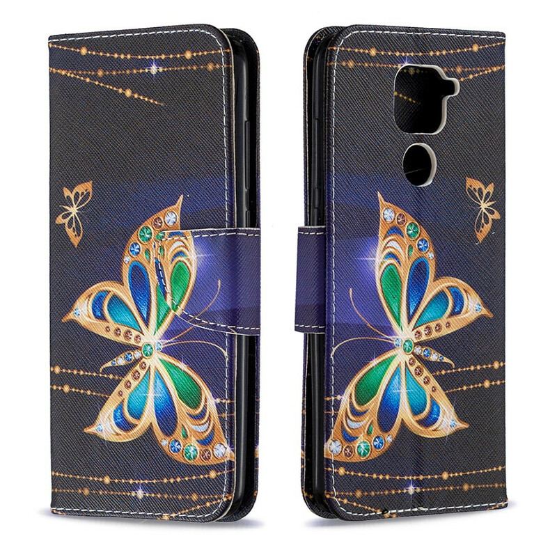 Housse Xiaomi Redmi Note 9 Papillon Magique