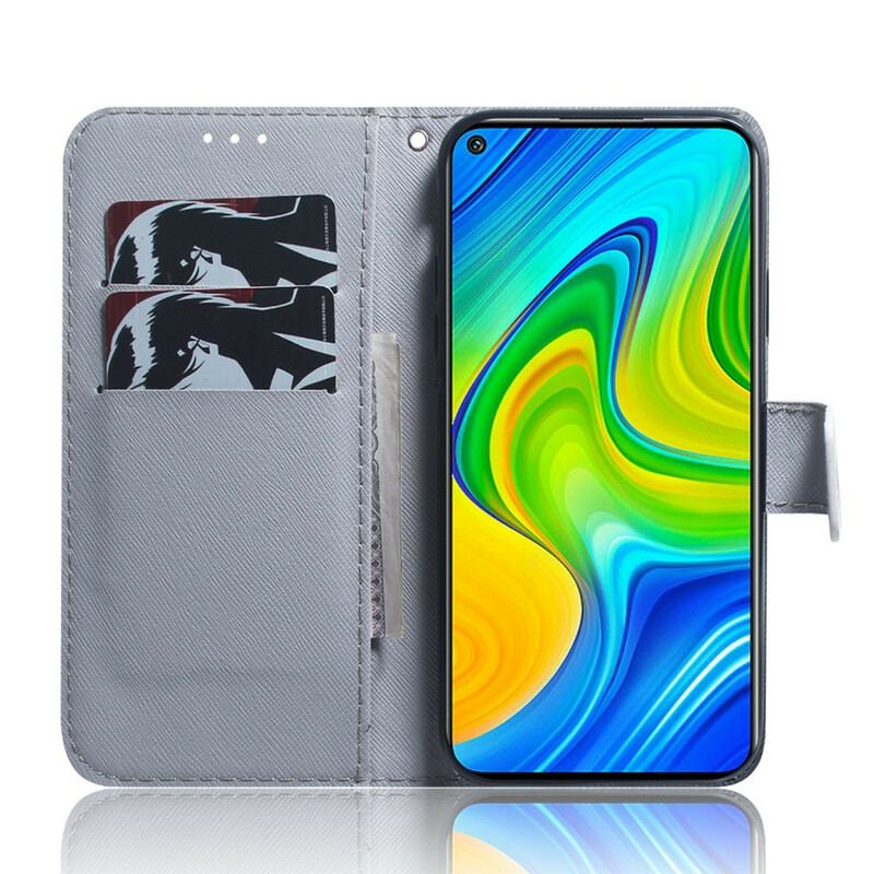 Housse Xiaomi Redmi Note 9 Peinture de Hiboux